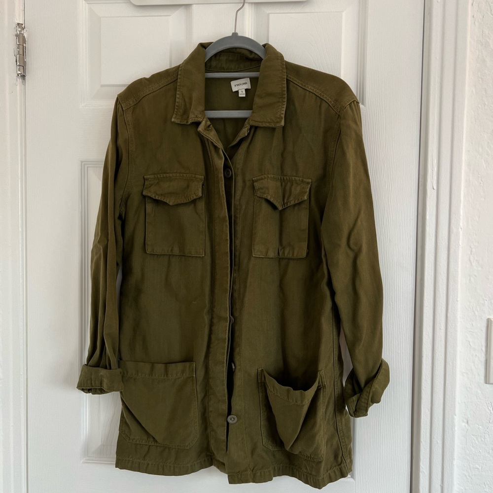 Green army jacket